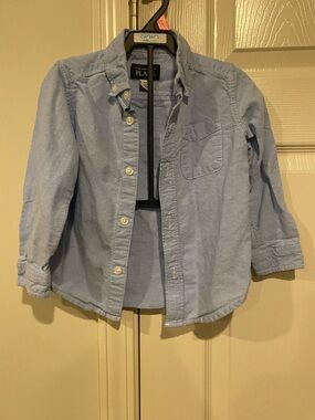 The Children's Place Light Blue Button-Down Shirt